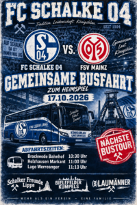 Busfahrt Heimspiel vs. Mainz